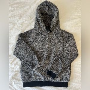 Mia and Tess grey Sherpa sweatshirt super soft medium